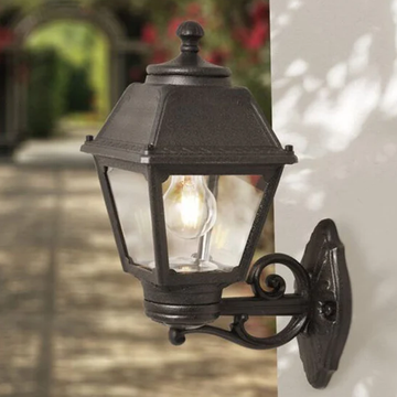 FUMAGALLI'S Mary Wall Light Black (MADE IN ITALY) | فوماغالي ماري- إضاءة حائطية باللون الأسود (صُنع في إيطاليا)