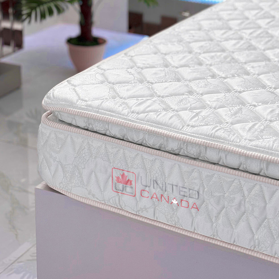 UNITED CANADA MATTRESS MONTREAL MEDICAL WITH PILLOW TOP (4 YEARS WARRANTY) | مرتبة مونتريال طبية مع طبقة وسادة علوية - يونايتد كندا - ضمان 4 سنوات