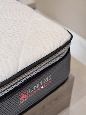 UNITED CANADA MATTRESS VANCOUVER POCKET SPRING WITH EUROTOP(8 YEARS WARRANTY)