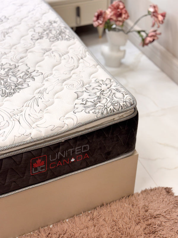 UNITED CANADA MATTRESS TORONTO BONEL SPRING WITH SINGLE PILLOW(5 YEARS WARRANTY)