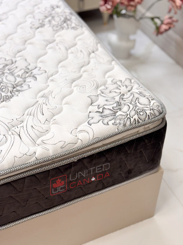 UNITED CANADA MATTRESS TORONTO BONEL SPRING WITH SINGLE PILLOW(5 YEARS WARRANTY)