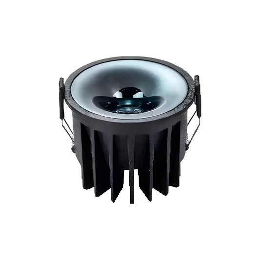 Luxury Spotlight Black 3000K 7 Watts (6.5 cm Cut-Out) | لاكشري – سبوت لايت – أسود – 3000 كلفن – 7 واط – فتحة تركيب 6.5 سم