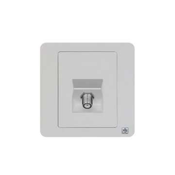 JEWEL WHITE TV SOCKET | مقبس تلفزيون – سلسلة "جوهرة" – أبيض