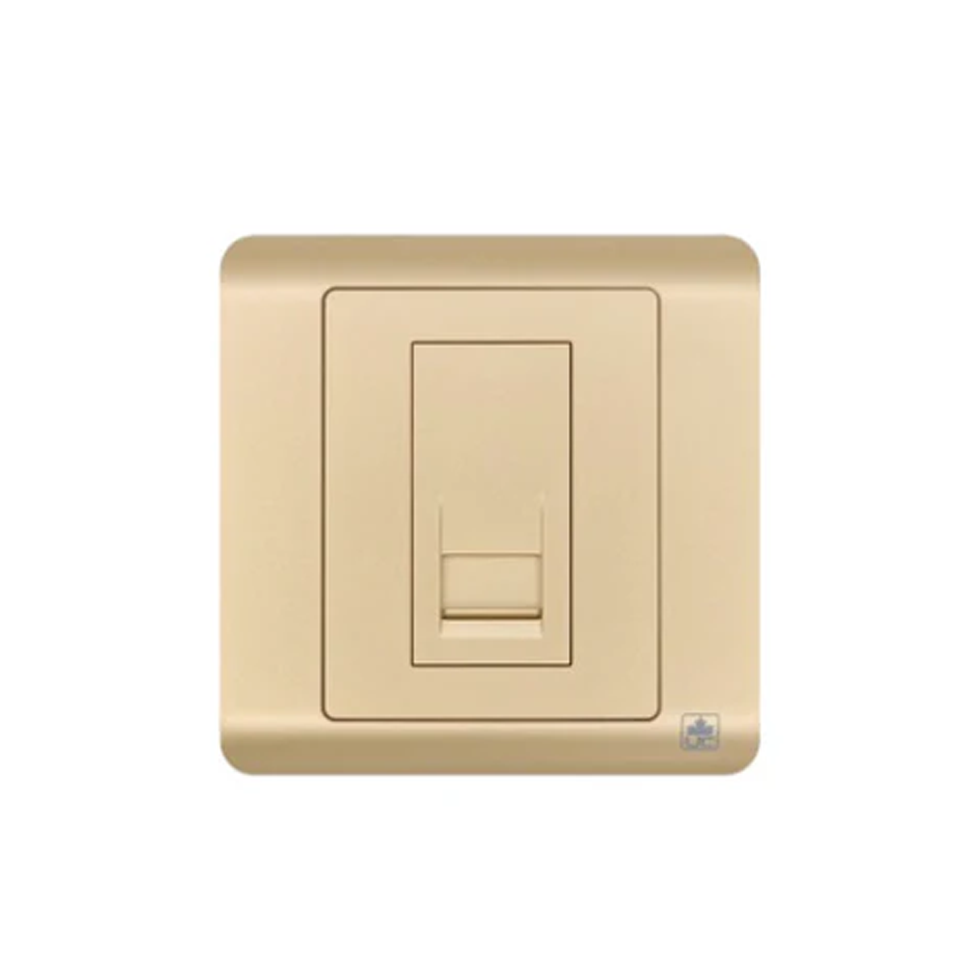 JEWEL CHAMPAGNE RJ45 SOCKET | RJ45 مقبس بيانات – سلسلة