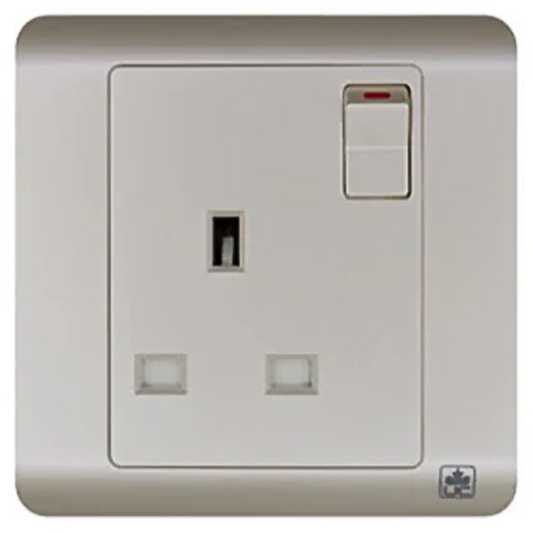 JEWEL PEARL WHITE SINGLE SOCKET | مقبس مفرد – سلسلة 