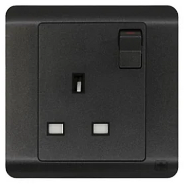 JEWEL GRAPHITE SINGLE SOCKET | مقبس مفرد – سلسلة "جوهرة" – جرافيت