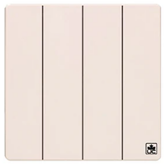 JEWEL PEARL WHITE 4 GANG SWITCH MEGA | مفتاح ميجا 4 خانات – سلسلة 