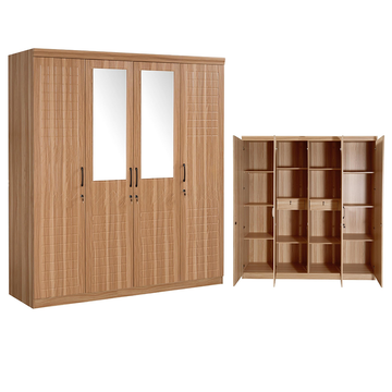 4 DOORS WARDROBE (9856-4 CAMEL)