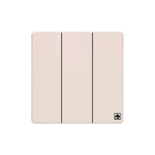 JEWEL PEARL WHITE 3 GANG SWITCH MEGA | مفتاح ٣ خانات – سلسلة 