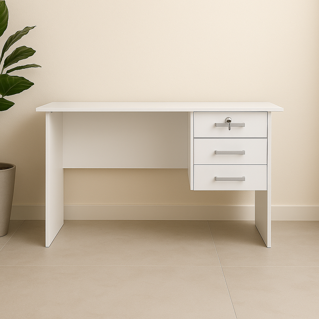 Computer Table White Ph Study/Computer Table(WHITE)Made in Malaysia