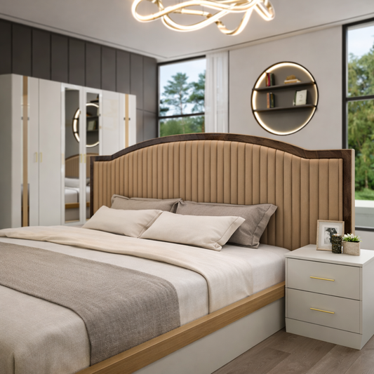 BK STRIP BEDROOM SET 9Pcs