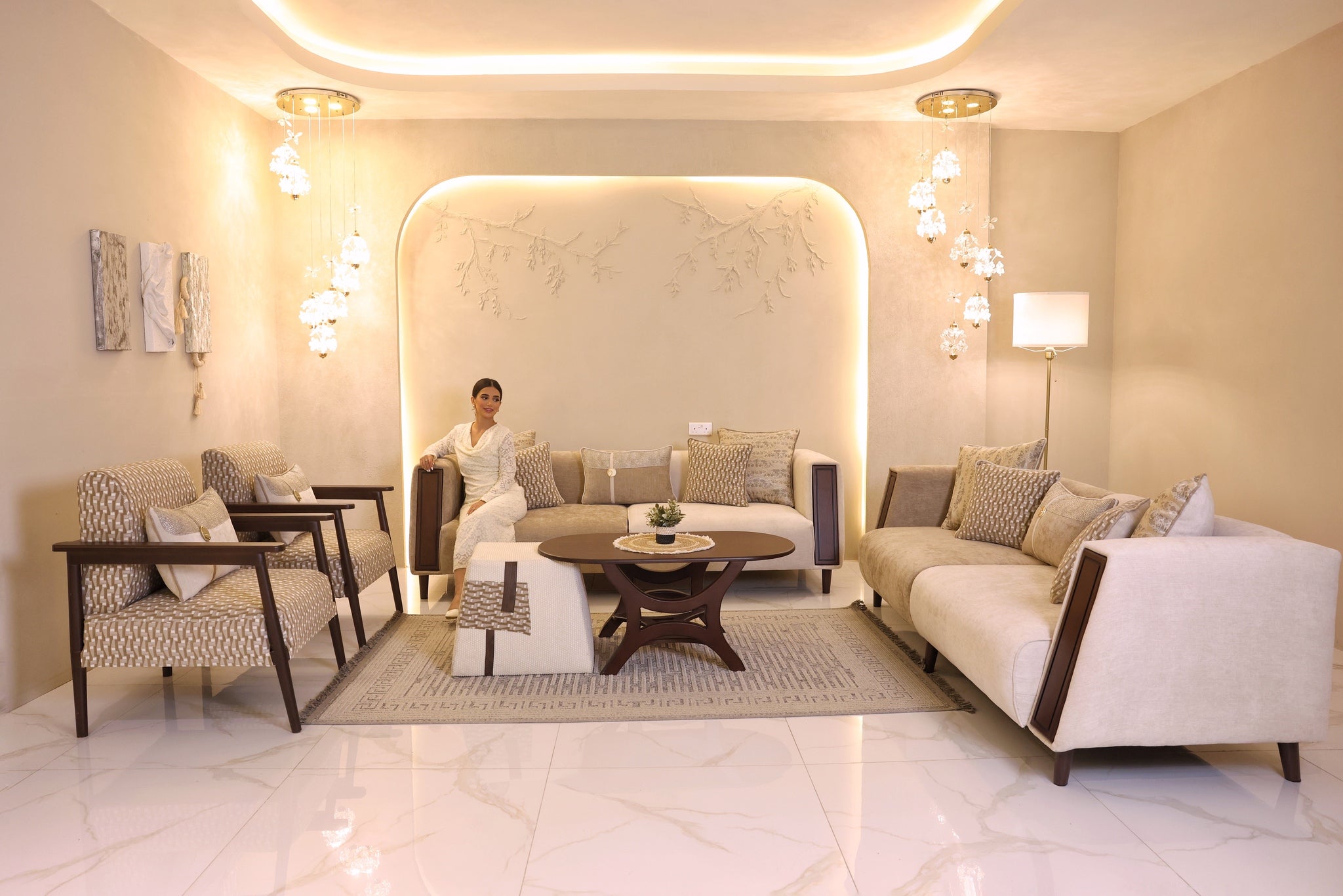 LISBON SOFA SET | ليشبونة- طقم كنب