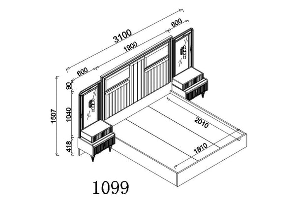 DELSING BEDROOM SET