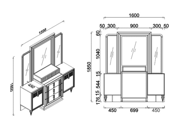 DELSING BEDROOM SET