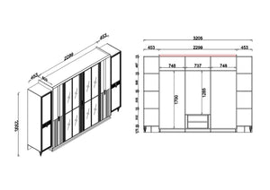 DELSING BEDROOM SET