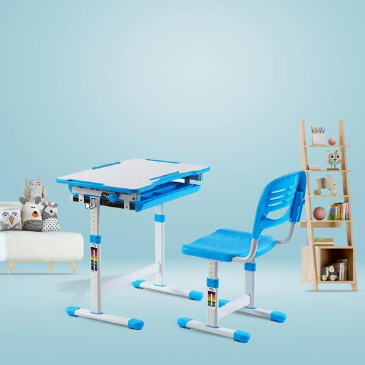 Newton Kid Study Table Blue