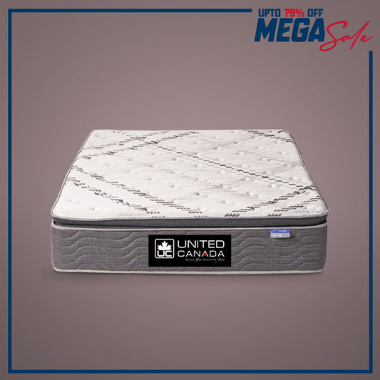 UNITED CANADA MATTRESS TORONTO BONEL SPRING WITH SINGLE PILLOW(5 YEARS WARRANTY)