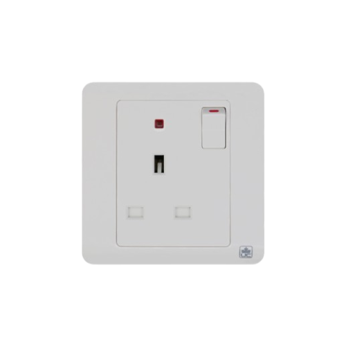 JEWEL WHITE SINGLE SOCKET WITH NEON