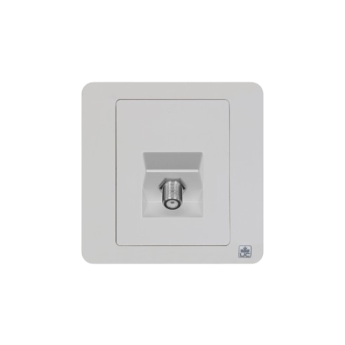 JEWEL WHITE TV SOCKET