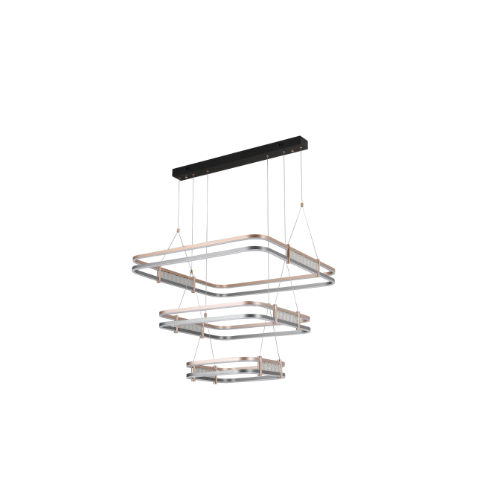 Theodore Modern Chandelier LED Pendant Square