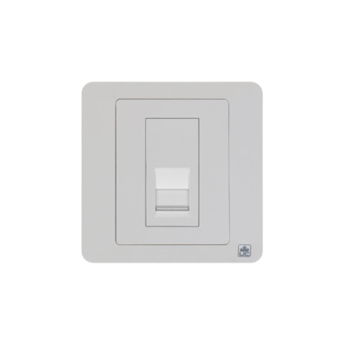 JEWEL WHITE RJ45 SOCKET