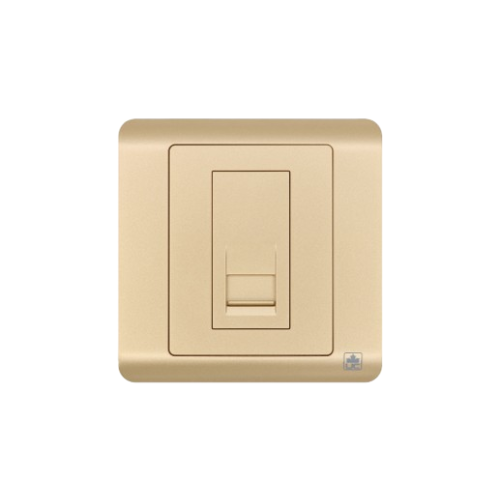 JEWEL CHAMPAGNE RJ45 SOCKET