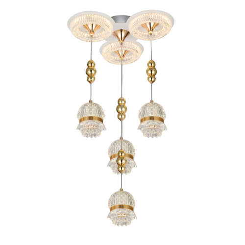 Florian Modern Crystal Chandelier LED Pendant 4