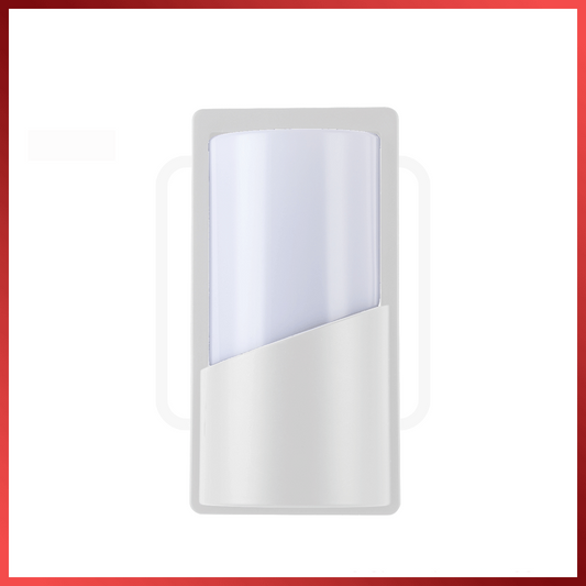 مصابيح حائط خارجية دافئة - هاليفاكس إطار أبيض 3000K
