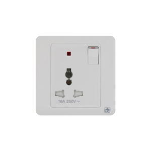 JEWEL WHITE SINGLE SOCKET UNIVERSAL