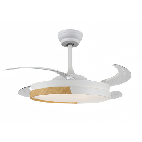 ZEPHYR MODERN CEILING FAN WITH LIGHTS WITH HALF WOOD DESIGN BORDER FINISH(5 YEARS WARRANTY FOR MOTOR)