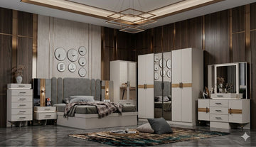 DENMARK 1084 BEDROOM SET 10-Piece